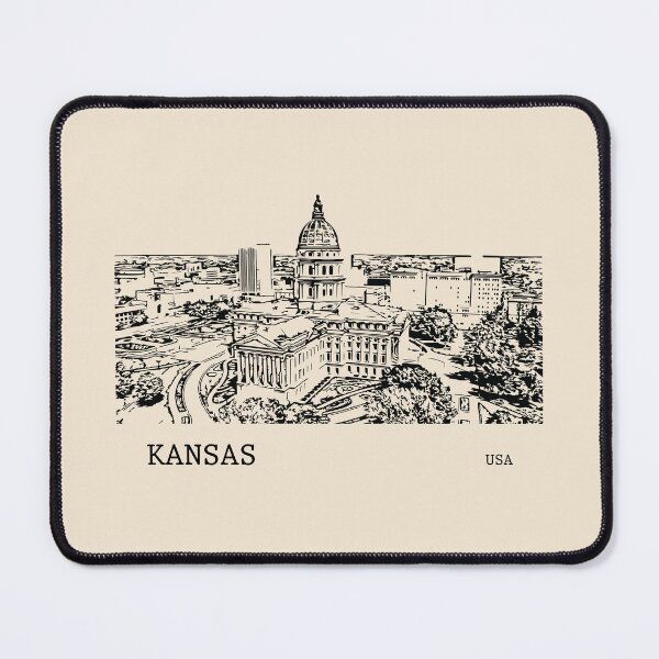 Item preview, Kansas State USA designed and sold by Lakeric Cityscapes.