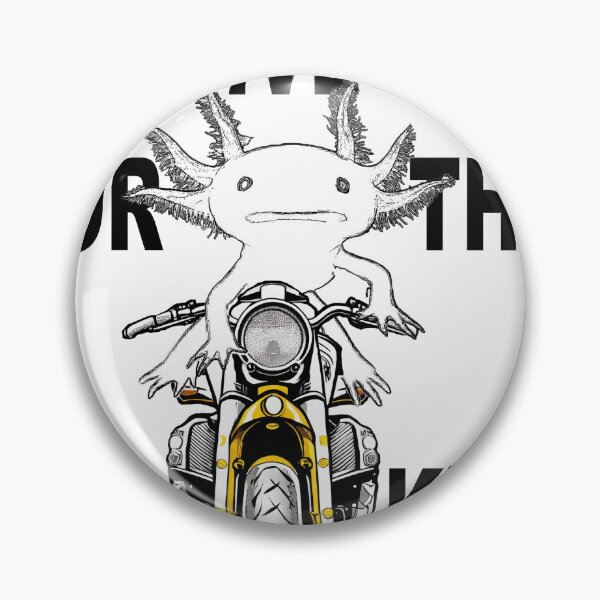 Item preview, Axolotl on a motorcycle designed and sold by BADESIGNZZ.