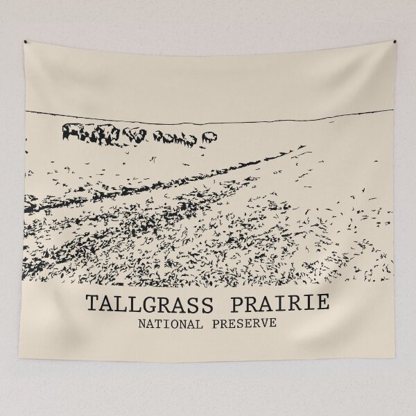 Item preview, Tallgrass Prairie National Preserve designed and sold by Lakeric Cityscapes.