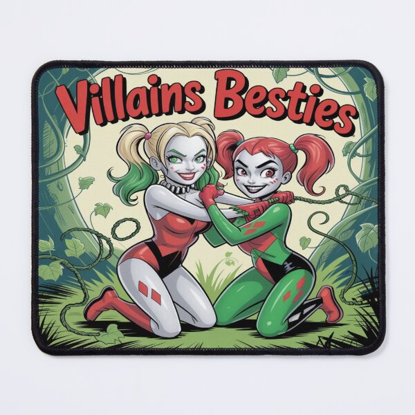 Item preview, Villains Besties Harley Quinn & Poison Ivy – Color-Swapped Chaos Design designed and sold by Midnight Veil Designs.