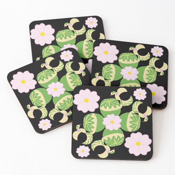 Item preview, Apple Birds on Black designed and sold by Digitalmyth's Designs.