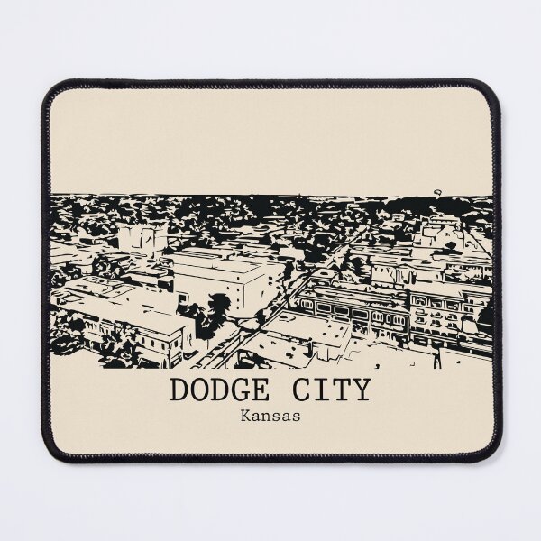 Item preview, Dodge City - Kansas designed and sold by Lakeric Cityscapes.