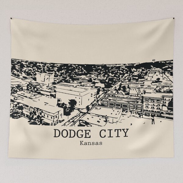 Item preview, Dodge City - Kansas designed and sold by Lakeric Cityscapes.
