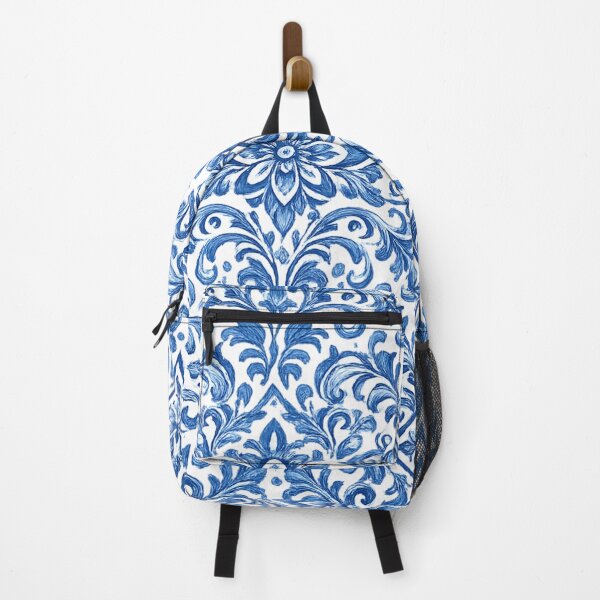 Item preview, Blue Ceramic Tile Pattern – Classic Azulejo Style designed and sold by DrizzyV.