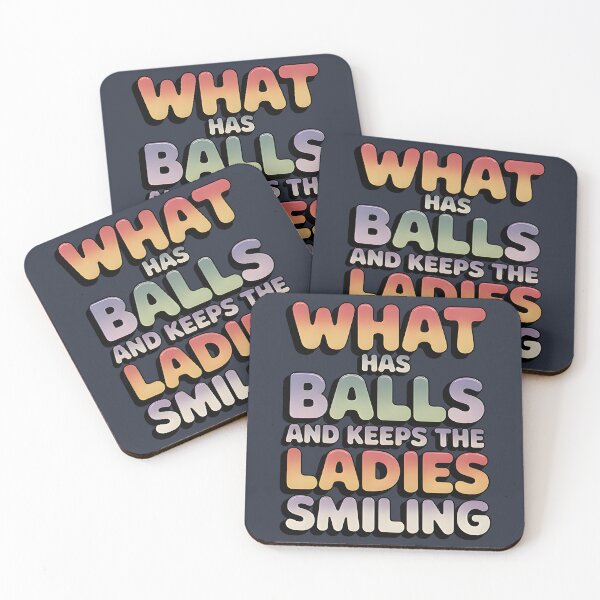 Item preview, What Has Balls and Keeps The Ladies Smiling Bingo designed and sold by Millsoft.