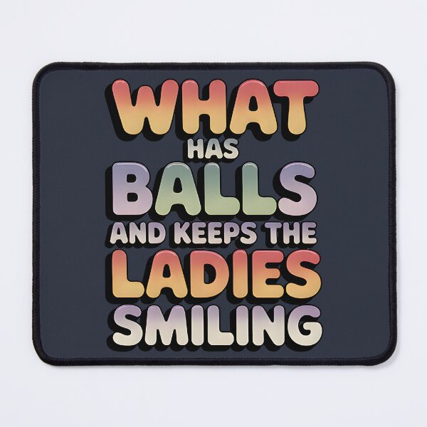 Item preview, What Has Balls and Keeps The Ladies Smiling Bingo designed and sold by Millsoft.