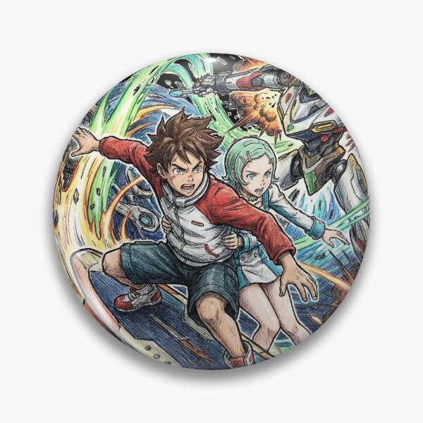 Item preview, Eureka Seven Eureka Renton Romance Fan Merch Print Design designed and sold by Senpaiwaves.