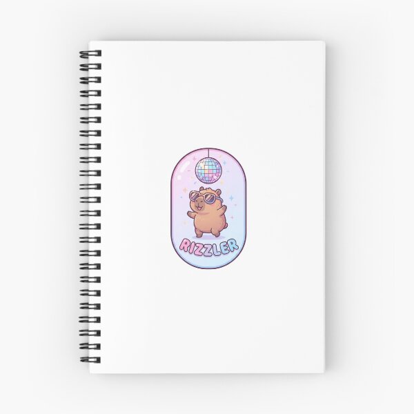 Item preview, Rizzler Capybara Funny Disco Party Cartoon designed and sold by Fenay Designs.
