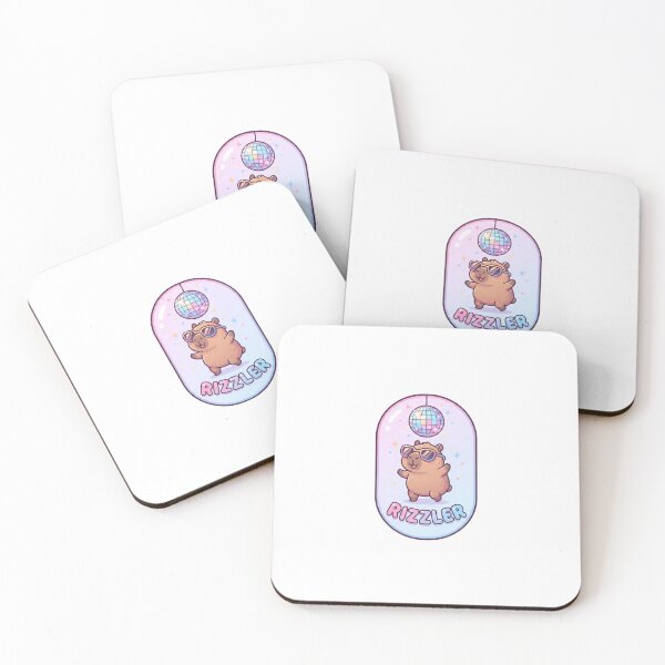 Item preview, Rizzler Capybara Funny Disco Party Cartoon designed and sold by Fenay Designs.
