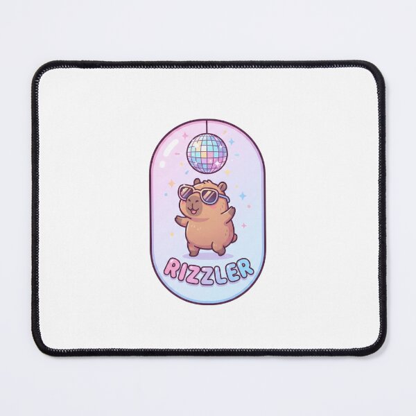 Item preview, Rizzler Capybara Funny Disco Party Cartoon designed and sold by Fenay Designs.