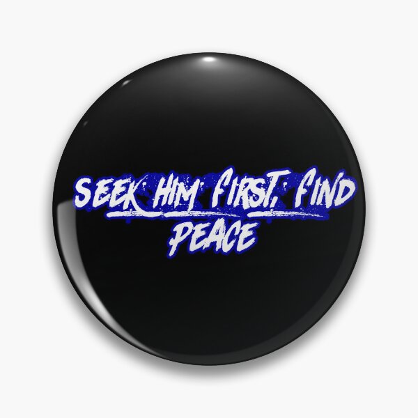 Item preview, Seek Him First, Find Peace designed and sold by Faithful Inspiration.