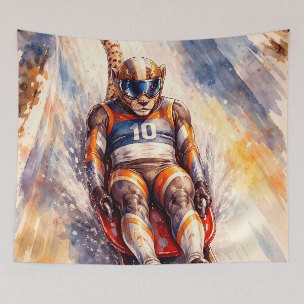 Item preview, Cheetah Luge Racer designed and sold by Sarcastic designs.