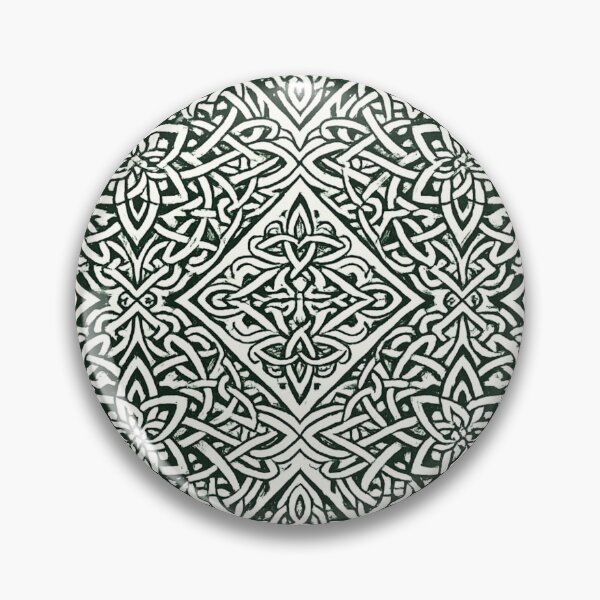 Item preview, Celtic Knot Pattern – Green Interlaced Ornament designed and sold by DrizzyV.