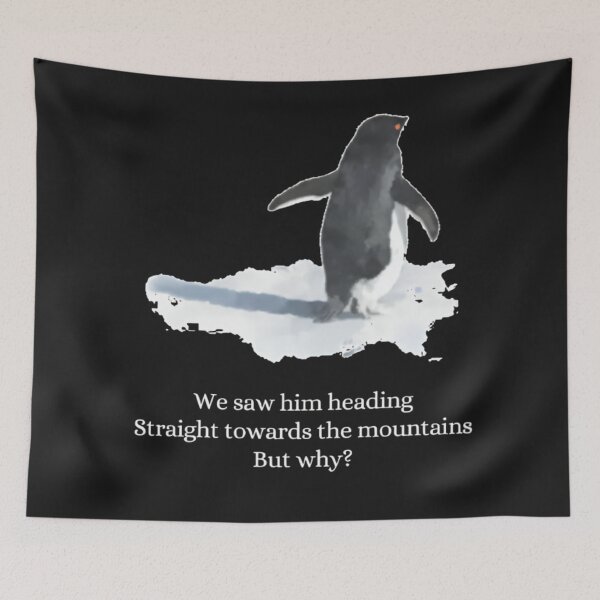 Item preview, But Why Penguin, Nihilist Penguin designed and sold by dianadouri.