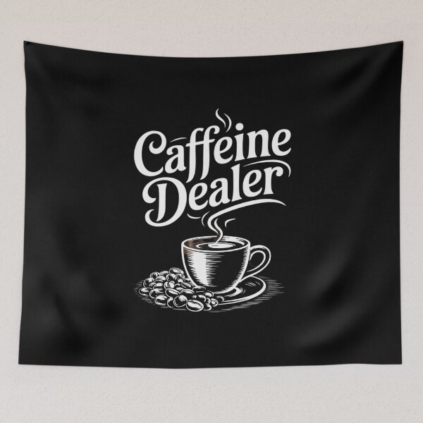 Item preview, Caffeine Dealer - Espresso Coffee Bar Lover Barista designed and sold by MythWoot.