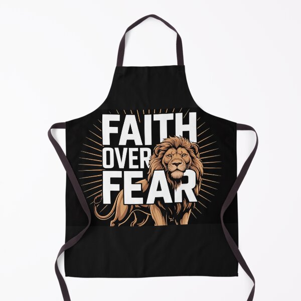 Item preview, Faith Over Fear – Christian Lion Strength & Courage Art designed and sold by Luvahawb.