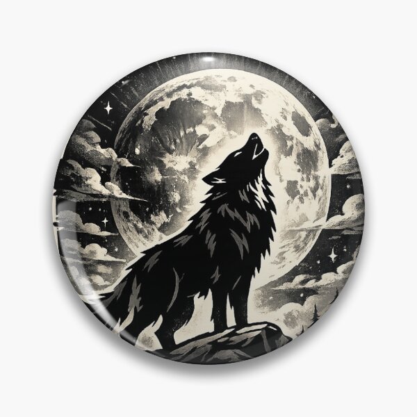 Item preview, Lone Wolf Motivation – No One’s Coming Save Yourself | Dark Tattoo Style Sticker designed and sold by Doodlynx.