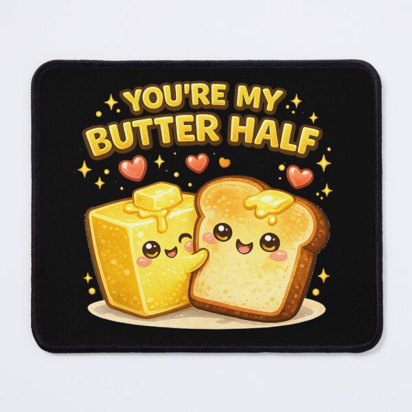 Item preview, You’re My Butter Half Toast designed and sold by Papier Atelier Art.