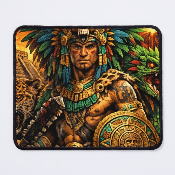 Item preview, Aztec Warrior – Ancient Mesoamerican Power Art designed and sold by DrizzyV.
