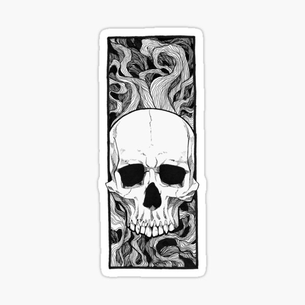 Smoke and Bones Sticker