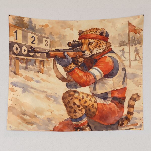 Item preview, Biathlon Cheetah designed and sold by Sarcastic designs.