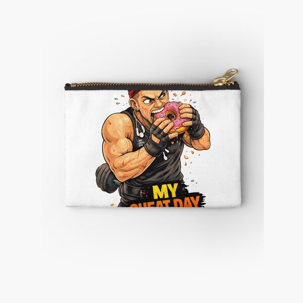 Item preview, My Cheat Day – Gym Bro Donut Funny Fitness Illustration designed and sold by Snackwear Apparel.
