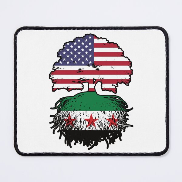 Item preview, Syrian American Roots and Crown Tree designed and sold by FlagX.