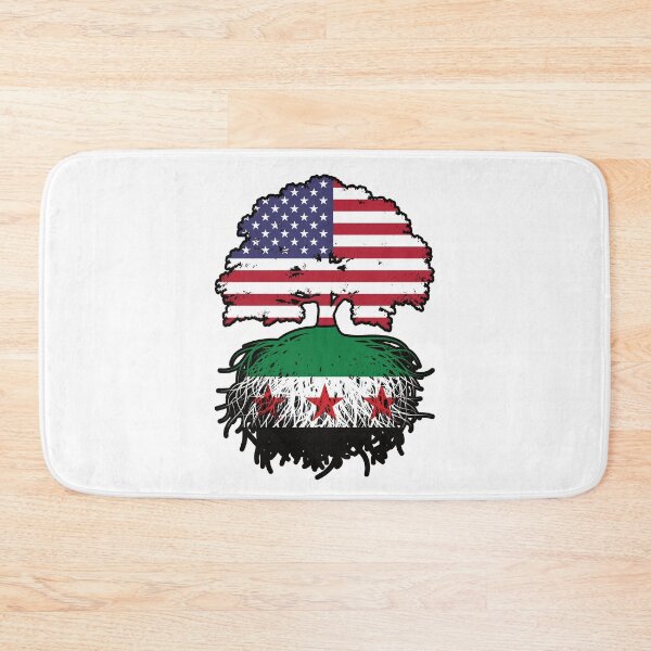 Item preview, Syrian American Roots and Crown Tree designed and sold by FlagX.