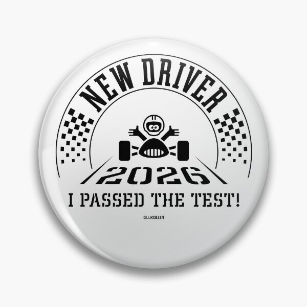 Item preview, New Driver 2026 – I Passed The Test! (Driver’s License / Driving Licence / Black) designed and sold by MrFaulbaum.