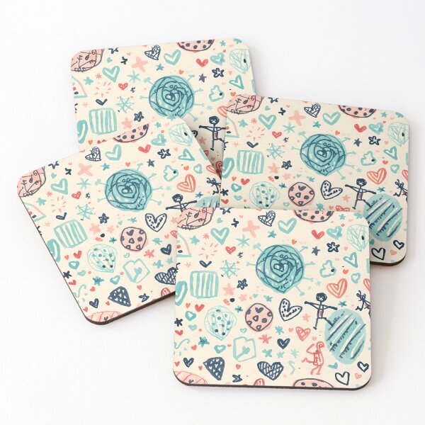 Item preview, Floating Doodle Symbols Pattern 2 designed and sold by ShopSpire.