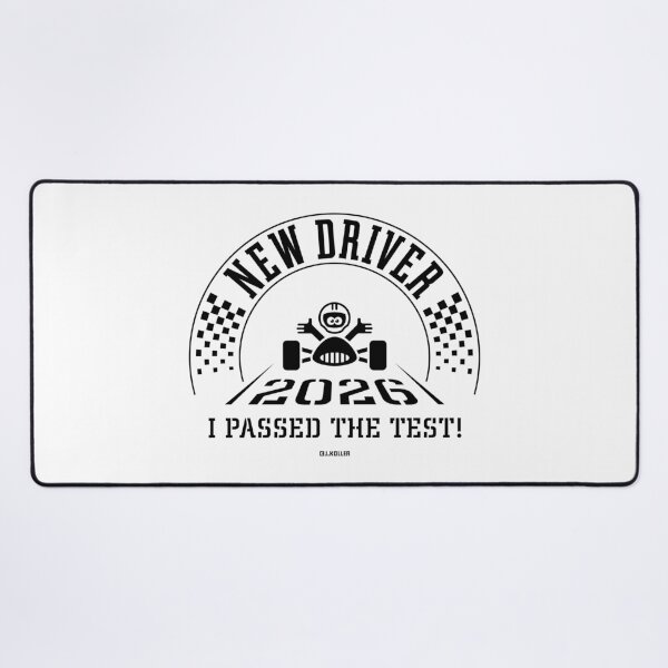 Item preview, New Driver 2026 – I Passed The Test! (Driver’s License / Driving Licence / Black) designed and sold by MrFaulbaum.