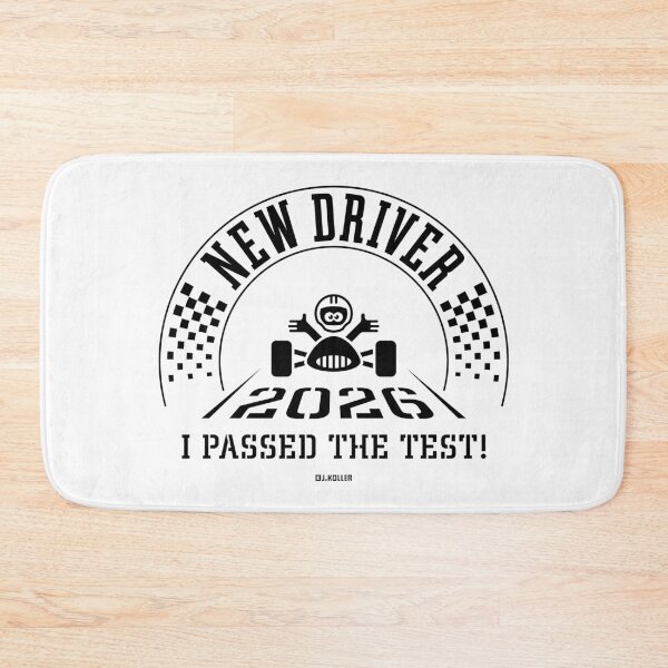 Item preview, New Driver 2026 – I Passed The Test! (Driver’s License / Driving Licence / Black) designed and sold by MrFaulbaum.