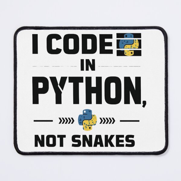 Item preview, I Code in Python, Not Snakes – Funny Programmer Humor T-Shirt designed and sold by RMTrendy.
