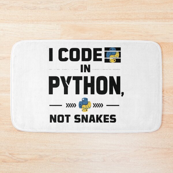 Item preview, I Code in Python, Not Snakes – Funny Programmer Humor T-Shirt designed and sold by RMTrendy.