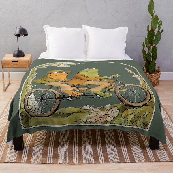 Item preview, Frog and Toad Cozy Bike Ride Shirt – Vintage Children’s Book Aesthetic designed and sold by maitivi.