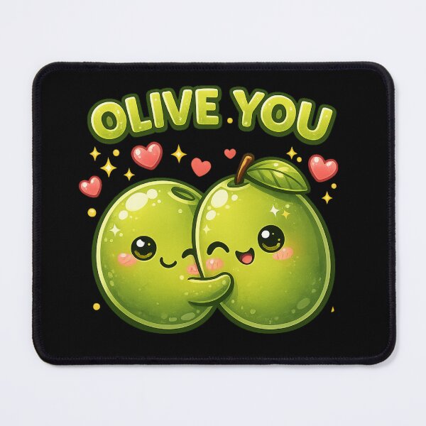 Item preview, Olive You Cute Love Pun designed and sold by Papier Atelier Art.