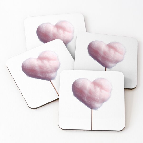 Item preview, Pink Cotton Candy Heart Sweet Romantic Valentine's Day Aesthetic designed and sold by BigStar-Cart.