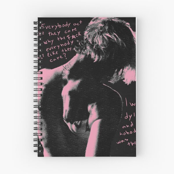 Item preview, Lil Peep - The Brightside Lyrics Tribute Poster designed and sold by marianndesigns.