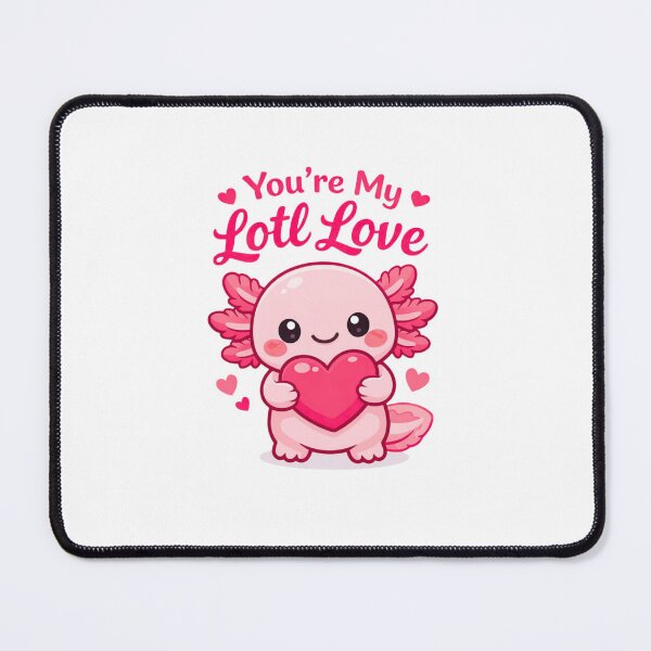 Item preview, You’re My Lotl Love – Cute Axolotl Valentine Illustration designed and sold by bilal sibgui.