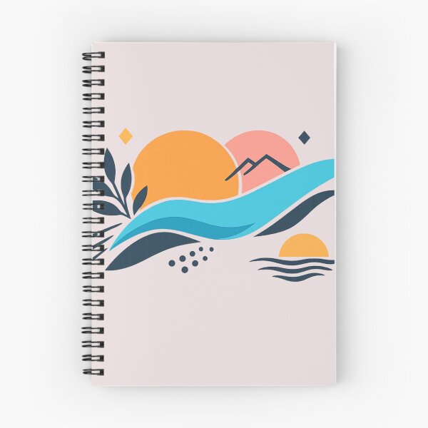 Aperçu de l'œuvre Paysage abstrait de coucher de soleil – Art minimaliste du soleil et de l'eau créée et vendue par DrizzyV.