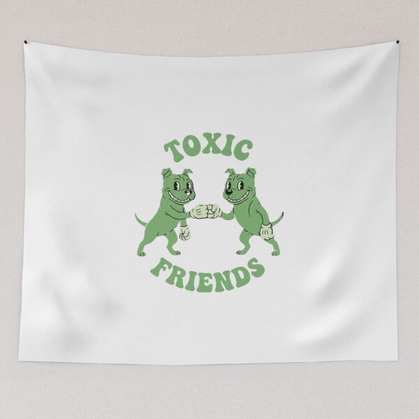 Item preview, Retro Toxic Besties Cartoon designed and sold by AGOMEN.