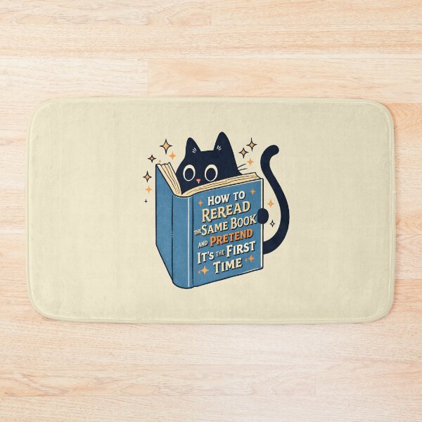 Item preview, How to Reread the Same Book and Pretend It's the First Time designed and sold by DemureArtsy.