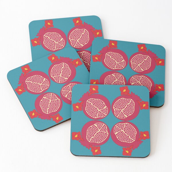 Item preview, Peace Pomegranates on Teal designed and sold by Digitalmyth's Designs.