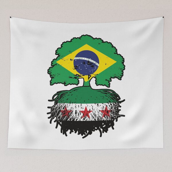 Item preview, Syrian Brazilian Roots and Crown Tree designed and sold by FlagX.