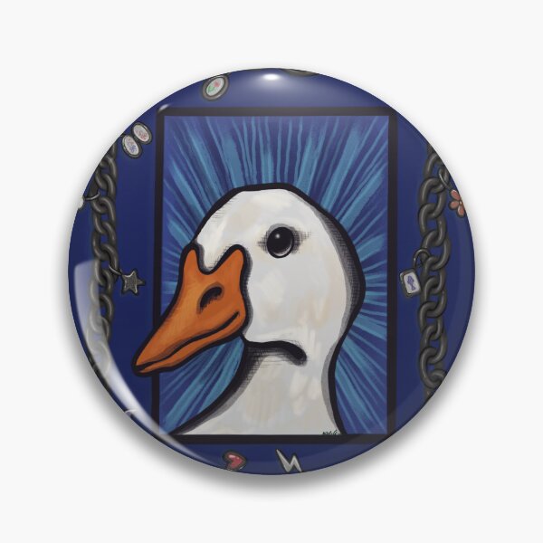 Item preview, Portrait of a silly goose (duck) designed and sold by Kylie-D-257.