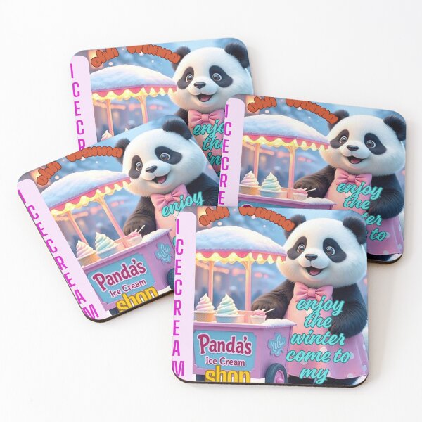 Item preview,  Funny joke  panda Custom designed tshirts     Ohh wanna enjoy the winter come to my ice cream shop designed and sold by Dew  Drop wear.