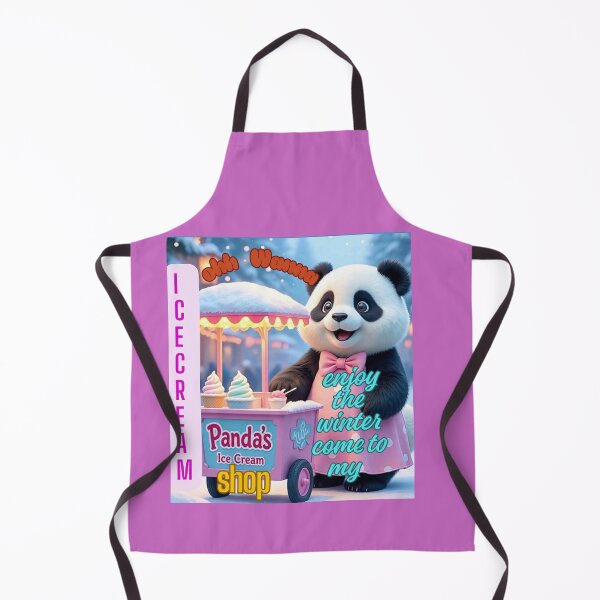 Item preview, Funny joke panda Custom designed tshirts Ohh wanna enjoy the winter come to my ice cream shop designed and sold by Dew Drop wear.