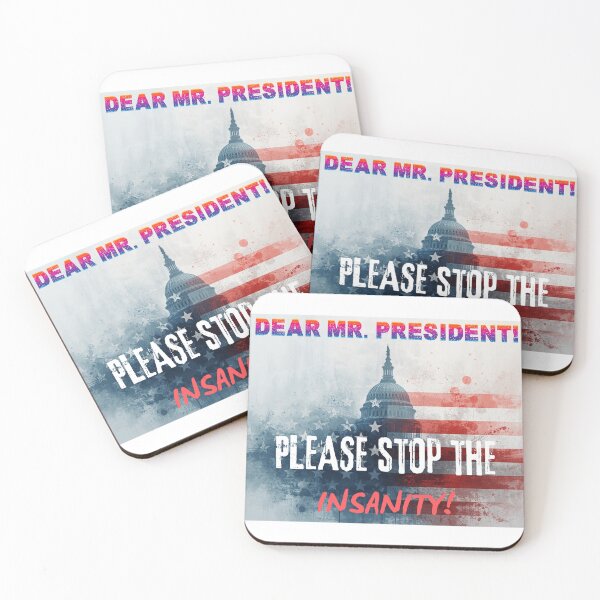 Item preview, Dear Mr. President! Please Stop The Insanity! designed and sold by mymysterycloset.