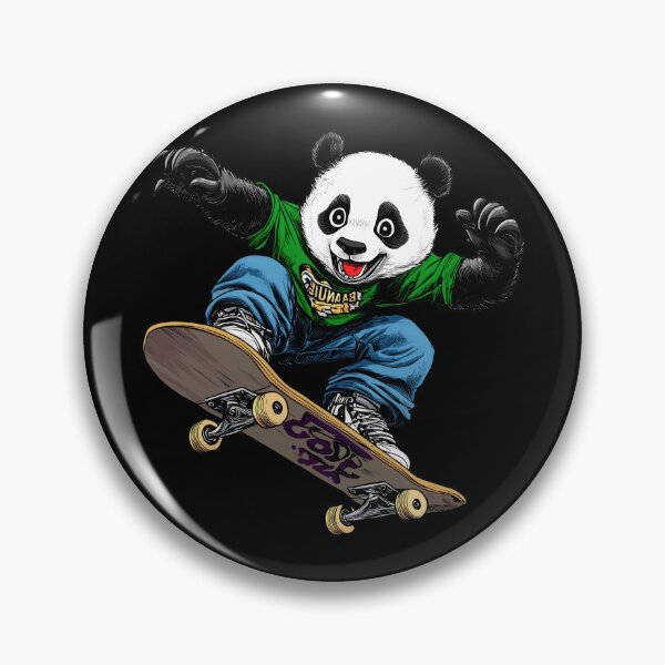 Item preview, Oso panda patinador designed and sold by Soulskier.