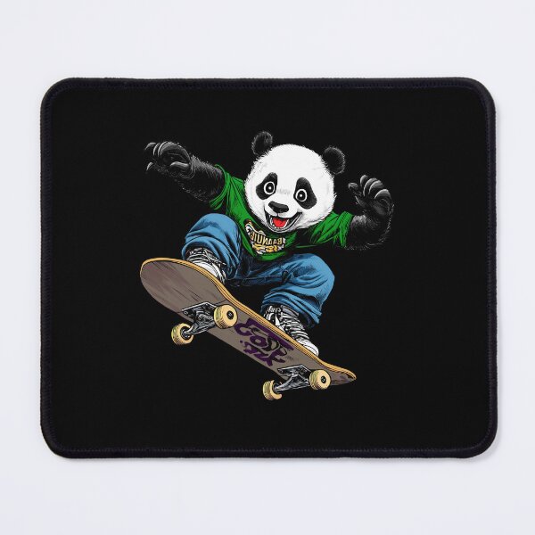 Item preview, Panda bear skateboarder designed and sold by Soulskier.